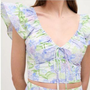 Hill House Alexa Top Blue Hydrangea Size M